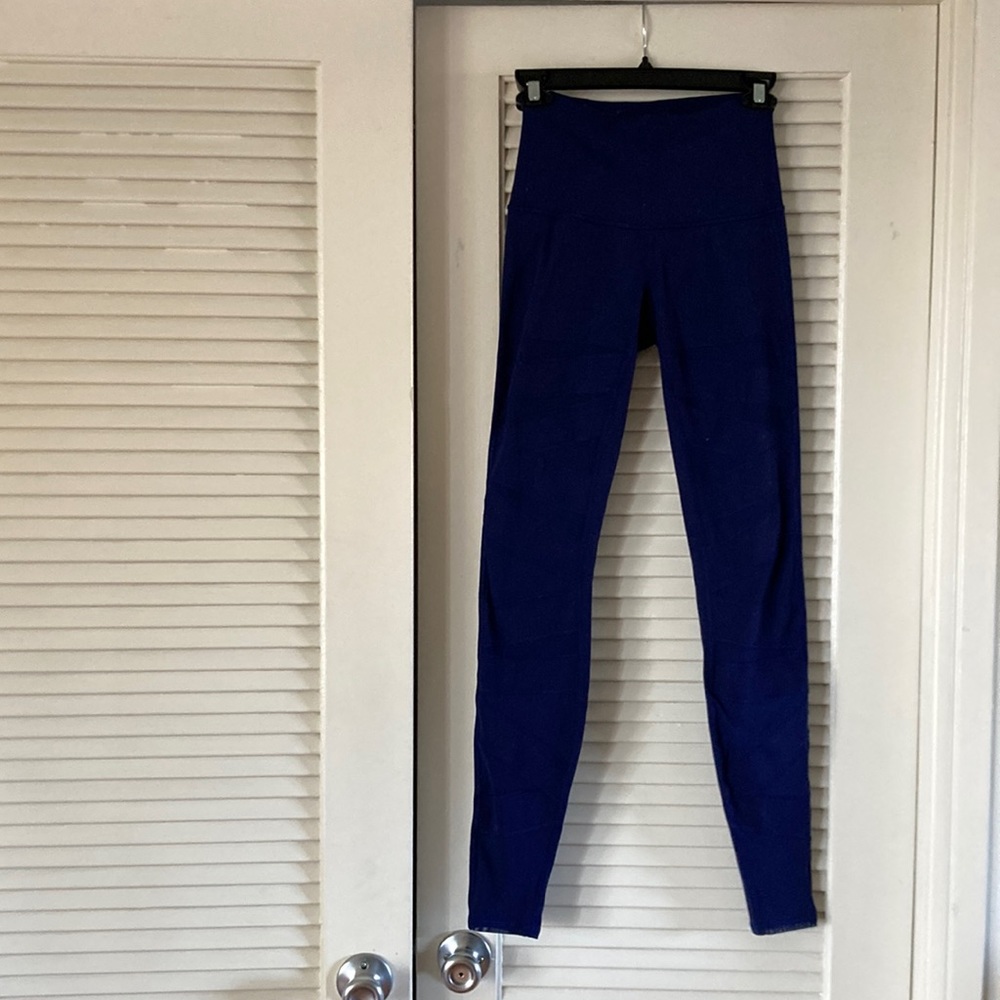 Lululemon striped mesh leggings